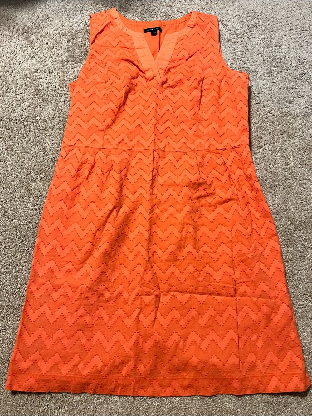 Coral/Tangerine Work Dress!
